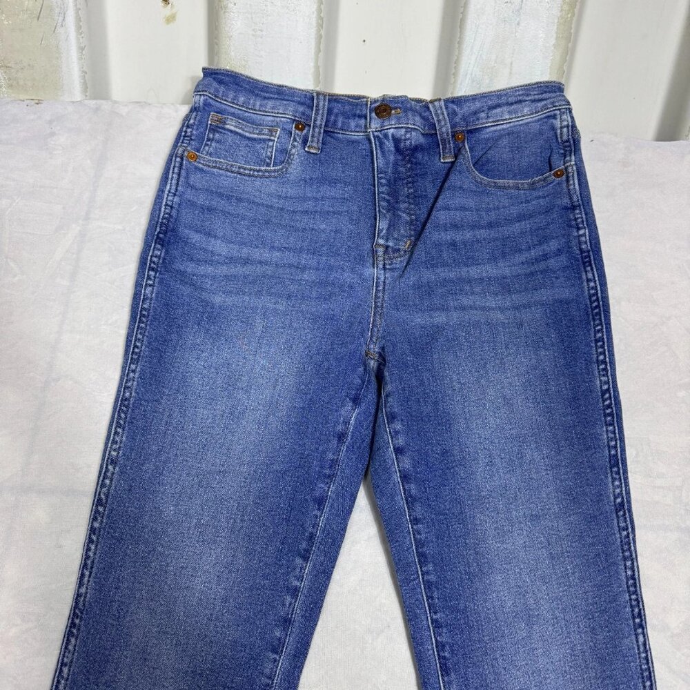 Madewell 10" High-Rise Skinny Crop Jeans Womens‎ Blue Denim Pockets Size 28 NWT - Picture 4 of 16